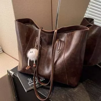 Сумка Maillard женская большая вместительная сумка-тоут осень-зима 2024 новая повседневная универсальная ретро сумка через плечо сумка для поездок на работу