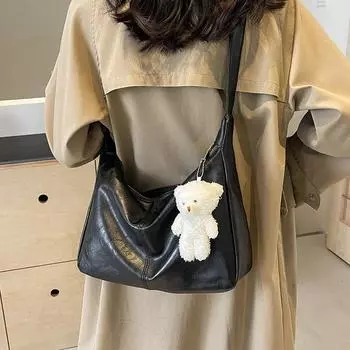 Сумка Майяра женская сумка-тоут большой емкости осень и зима может быть посыльной 2024 новая ретро универсальная сумка через плечо для поездок на работу No specification