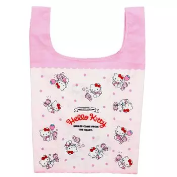 Сумка Marushin Eco Bag Sanrio Hello Kitty Strawberry Balloon x Ш40 x Г20 см 12 x Изготовлена из переработанного полиэстера 3335012300 В63,5 (При хранении: 12см)