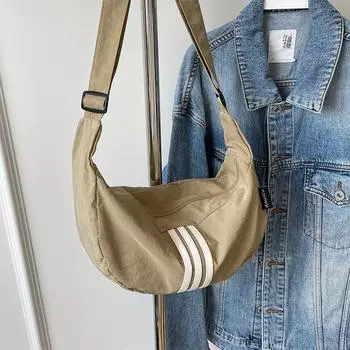 Сумка-мешок для пельменей из ткани Оксфорд с простым принтом, новая, с широким плечевым ремнем, спортивная сумка через плечо для фитнеса