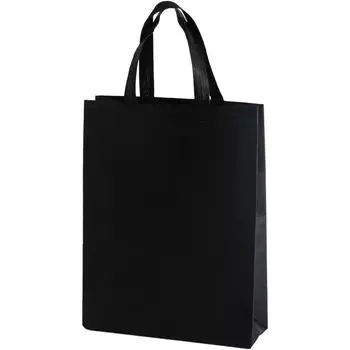 Сумка-мешок HIRAISM для хранения деталей формата А4 из нетканого материала (20 вертикально, черный) чёрный