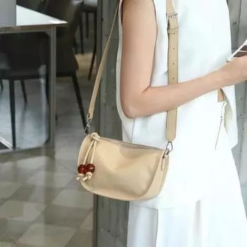 Сумка-мешок из натуральной кожи, женская повседневная универсальная сумка из коровьей кожи, мини-сумка через плечо, сумка для мобильного телефона белый