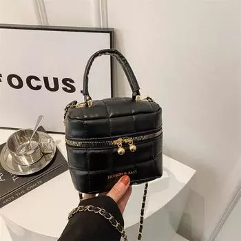 Сумка-мешок корейская высокого класса универсальная сумка-ведро весенний нишевый дизайн 2024 новая сумка-мессенджер для женщин белый