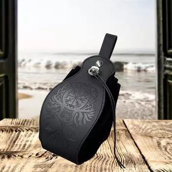 Сумка-мешок на шнурке, аксессуары, поясная сумка, портативная для мужчин и женщин, косплей Black Bird