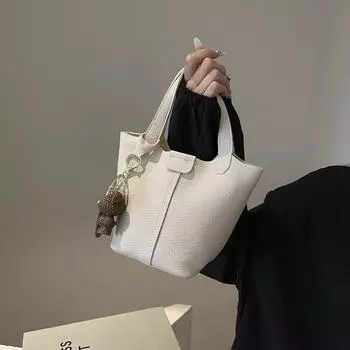 Сумка-мешок Niche Design, женская, лето 2024, новая модная сумка-ведро, универсальная сумка через плечо для матери и ребенка, сумка-мессенджер