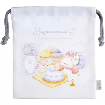 Сумка-мешок Sugar Cocomu с завязками CA55501 x Ш17 x Г1см San-X Размер В18,5