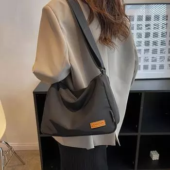 Сумка-мессенджер 2024 года, новая холщовая сумка, женская спортивная сумка-мессенджер, модная спортивная сумка для отдыха, дорожная сумка-рюкзак бежевый