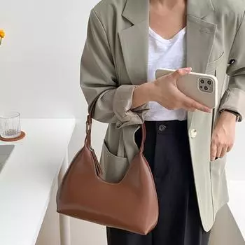 Сумка-мессенджер из искусственной кожи большой вместимости, легкая и легкая жёлтый