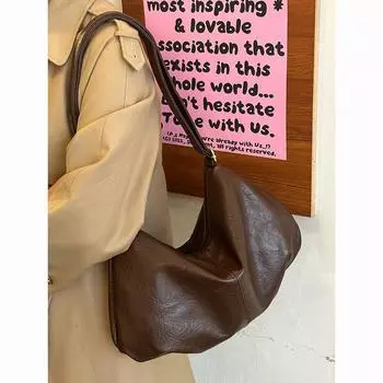 Сумка-мессенджер из мягкой кожи Maillard в стиле ретро, новая осенне-зимняя вместительная сумка для поездок на работу, высококачественная сумка-тоут на одно плечо