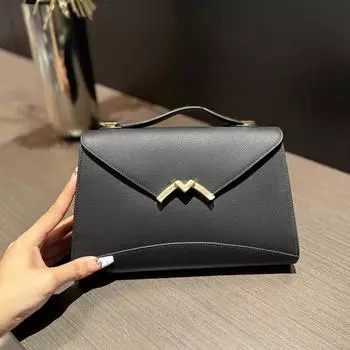 Сумка-мессенджер из натуральной кожи Monet Palm Pattern 2025 года – маленькая квадратная сумка для женщин