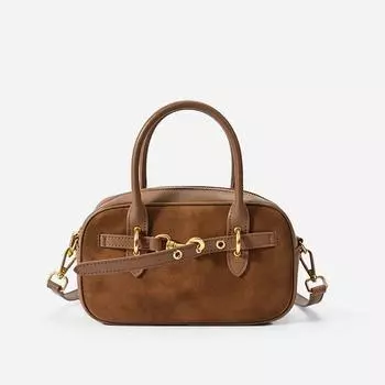 Сумка-мессенджер из натуральной кожи в стиле ретро 2024 года - модная маленькая квадратная женская сумка из коровьей кожи