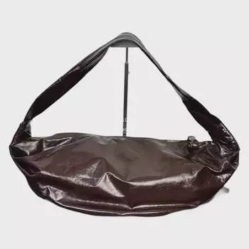 Сумка-мессенджер из натуральной кожи в форме круассана от французского дизайнера для женщин