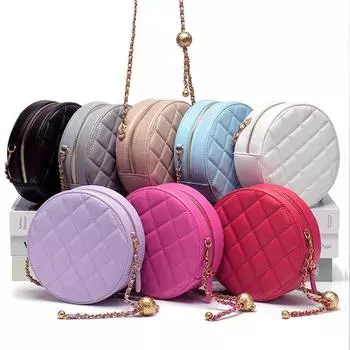 Сумка-мессенджер из натуральной овчины с круглыми краями, сумка-мессенджер из натуральной кожи с ромбами и ароматом, женская сумка-помада, женская сумка серый