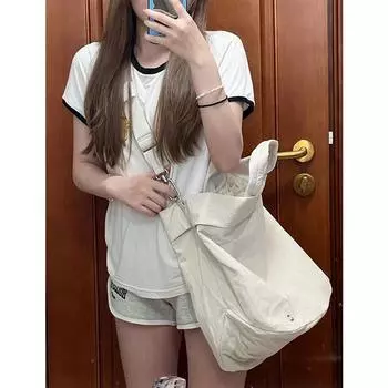 Сумка-мессенджер Lulu On My Level Fitness Yoga 2024 года – большая вместимость, модная сумка