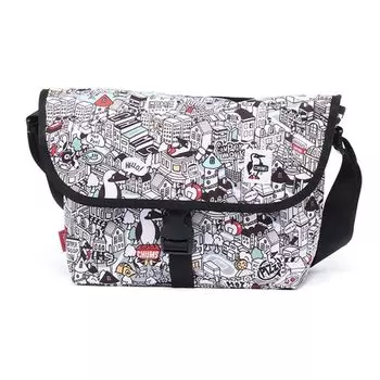 Сумка-мессенджер Mini через плечо из переработанной ткани City [Chums]