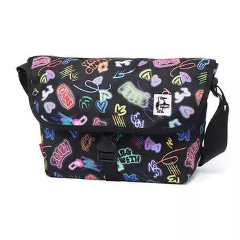 Сумка-мессенджер Mini через плечо с рисунком «граффити» [Chums]