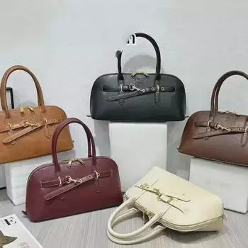 Сумка-мессенджер Miuu Sense 2024 Retro для женщин — модная, универсальная и стильная 24*12*19 темно-коричневого