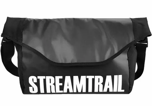Сумка-мессенджер PERCH черная [Stream Trail] чёрный