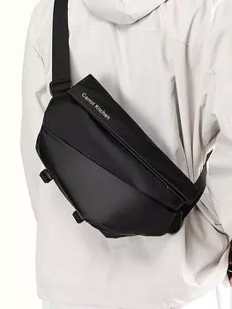 Сумка-мессенджер с магнитной застежкой унисекс: Универсальный рюкзак для велоспорта, ношения на плече, груди, талии и спорта с вместительным карманом для телефона