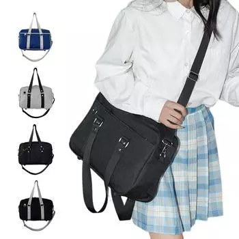 Сумка-мессенджер, сумка через плечо, сумка на плечо для девочки-подростка, школьная сумка JK, повседневная модная школьная сумка для книг 3