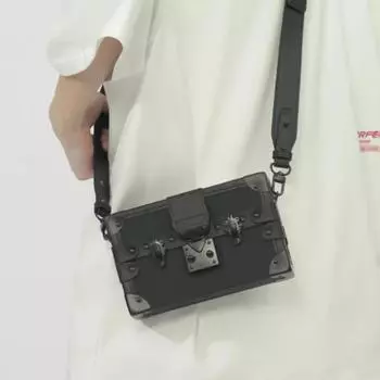 Сумка-мессенджер унисекс через плечо, модная маленькая квадратная сумка, элегантная классика для мужчин и женщин