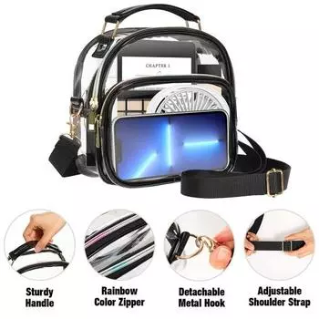 Сумка-мессенджер Водонепроницаемая застежка-молния Портативная Регулируемые плечевые ремни Большая вместимость Ежедневно A серебряный