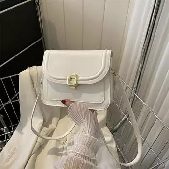 Сумка-мессенджер в иностранном стиле для женщин 2024 года, новая осенне-зимняя универсальная ретро-сумка небольшого размера, высококачественная сумка через плечо для поездок на работу хаки