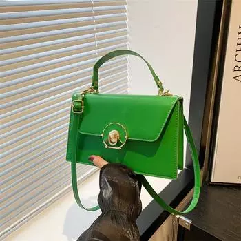 Сумка-мессенджер в иностранном стиле, повседневная модная сумка, летняя новая тенденция 2024 года, сумка на плечо с нишевым дизайном чёрный