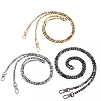 Сумка металлическая цепочка ремешок ручка замена для DIY кошелек сумка через плечо 120 см 01 золотой