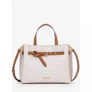 СУМКА MICHAEL KORS EMILIA БОЛЬШАЯ MK SIGNATURE 35F0GU5S3B150 ВАНИЛЬ