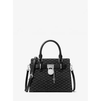 СУМКА MICHAEL KORS HAMILTON ИЗ ДЕНИМА МАЛЕНЬКАЯ 35T4SHMS4C1 ЧЕРНАЯ
