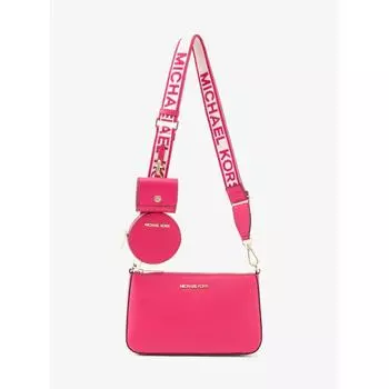 СУМКА MICHAEL KORS JET SET TRAVEL С TECH ATTACH SMALL 35S3GTVC5T1654 ЭЛЕКТРИЧЕСКИЙ РОЗОВЫЙ