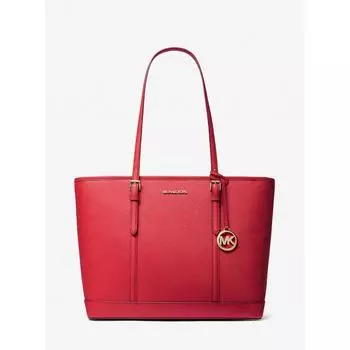 СУМКА MICHAEL KORS JET SET TRAVEL TOP НА МОЛНИИ БОЛЬШАЯ 35F0GTVT9L2610 ЯРКИЙ КРАСНЫЙ