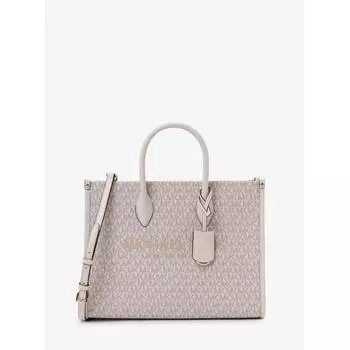 СУМКА MICHAEL KORS MIRELLA EW СРЕДНЯЯ MK SIGNATURE 35F2G7ZT2B2605 СВЕТЛО-КРЕМОВЫЙ МУЛЬТИ