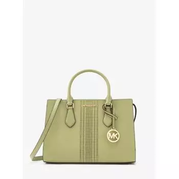 СУМКА MICHAEL KORS SHEILA CENTER на молнии СРЕДНЯЯ 35S4G6HS3L7958 LIGHT SAGE