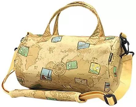 Сумка Mini Roll Boston Bag Snoopy Mini Boston наплечная сумка SNOOPY HAP0111 с подвеской в виде карты [Hapitas] женская, артикул 44.