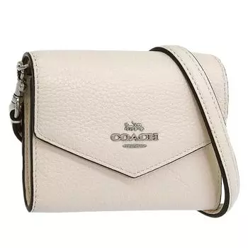 Сумка Мини Сумка Кошелек Outlet Brand Кожаный Мел Мини Конверт Кошелек MN ENVLP WLT XGRN LT CU170SVHA COACH [Coach] Женский [Товар]