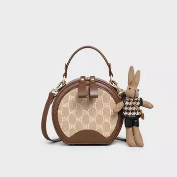 Сумка Модная сумка через плечо женская маленькая сумка Senior Texture All-in-one сумка через плечо женская маленькая круглая сумка