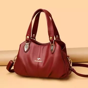 Сумка Модная женская сумка Высококачественная женская сумка через плечо с оборками