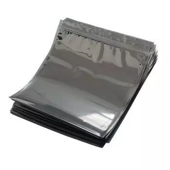 Сумка Mollytek с HDD SSD, полупрозрачным большим антистатическим экраном, материнской платой, графической платой, антистатическая сумка, антистатическая молния, хранение, повторное использование, чёрный