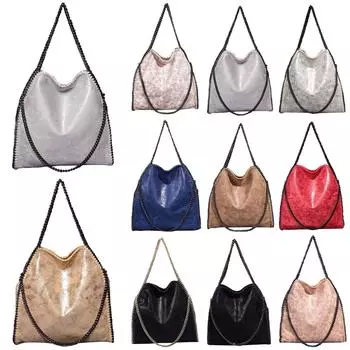 Сумка Мягкая кожаная сумка для покупок на одно плечо Сумка для отдыха One Size красный