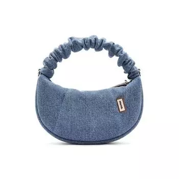 Сумка Muva Summer из синего денима, сумка для отдыха на работе, сумка для прогулок, повседневная рабочая одежда, универсальная женская сумка, 5.1 Новое поступление Cowboy Blue