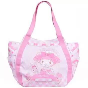 Сумка My Melody Сумка-тоут My Melody Большая вместительная сумка-тоут Sanrio Kuromi Hello Kitty Cinnamoroll Goods [Lelotte] Товары для мам (ММ4246)
