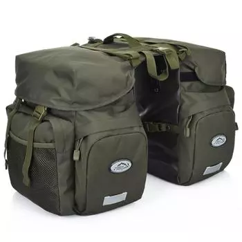 Сумка на багажник велосипеда 50 л, водонепроницаемая сумка для велосипеда на заднем сиденье, сумки на багажник, седло