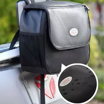 Сумка на багажник велосипеда, водонепроницаемая утолщенная сумка на заднее сиденье велосипеда, сумка для электрического велосипеда чёрный