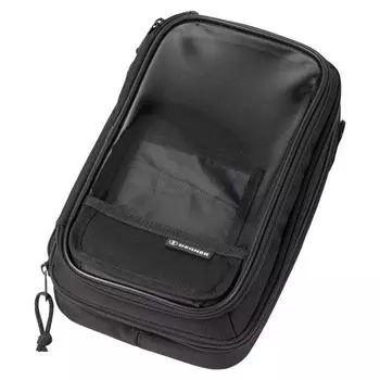 Сумка на бак DEGNER с магнитом, размер A5, полиэстер, черная, 30x18x11~18 см, NB-15MAG