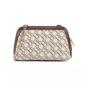 Сумка на цепочке через плечо, модная, ретро, дизайнерская, легкая, роскошная, сумка на цепочке из замши и кожи, сумка на цепочке с буквенным принтом