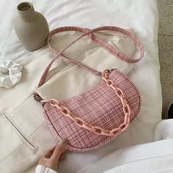 Сумка на четыре сезона, сумка подмышки с текстурой Tide, сумка на плечо для пожилых людей, модные универсальные женские сумки жёлтый