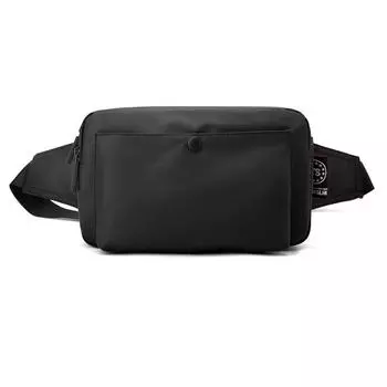 Сумка на грудь Мужская поясная сумка Сумка через плечо Сумка через плечо чёрный