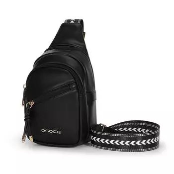 Сумка на грудь мужская сумка через плечо Senior Sense модная повседневная сумка женская сумка через плечо бежевый